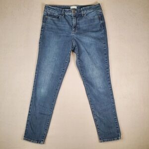 Jessica Simpson Womens Skinny Jeans Medium Wash Blue Denim Stretch Size 10